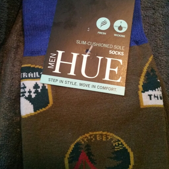 Hue, Men Socks New 2pair Fresh Wicking Stylish - Picture 2 of 9